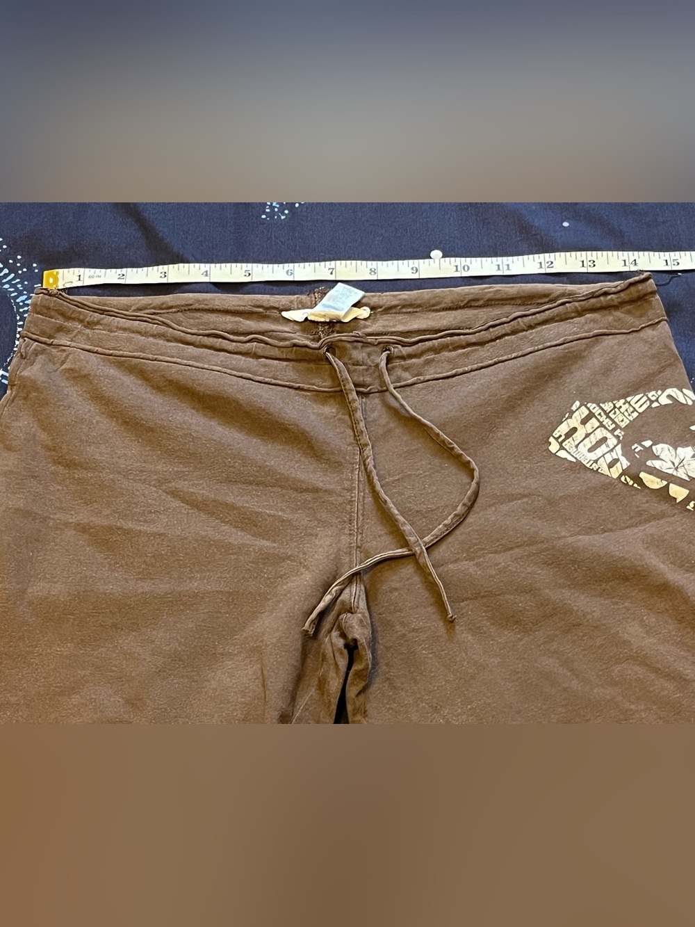 Women’s Sz Small Roxy Brown Capri pants - Picture 3 of 6